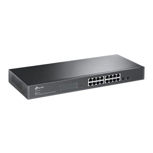 TP-Link SG2218 16-Port Gigabit Smart Switch 2 SFP Rackmount Fanless TP-Link SG2218 16-Port Gigabit Smart Switch 2 SFP Rackmount Fanless